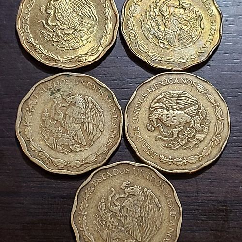 1988 - 1999 Mexican 50 Centavos Coins - FOUR Great Coins!