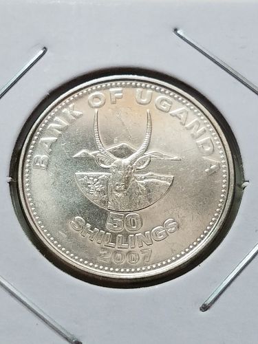 2007 Uganda 50 Schillings East Africa