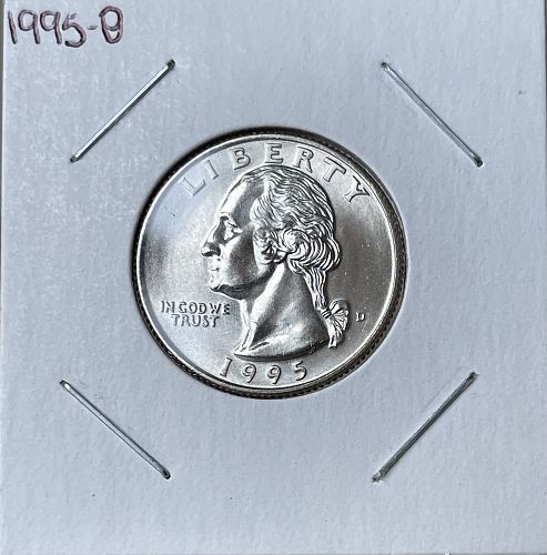 1995-D Washington Quarter • Brilliant Uncirculated MS60++ Direct from US Mint Set