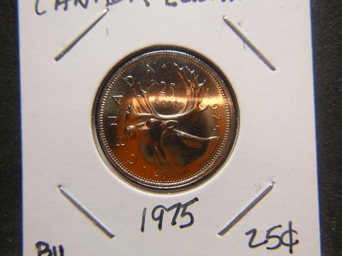 CANADIAN 1975 TWENTY-FIVE CENTS ELIZABETH II