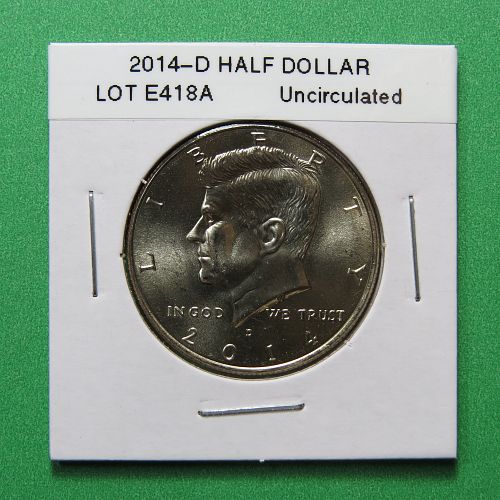 2014-D  KENNEDY HALF DOLLAR (Uncirculated) LOT E418A