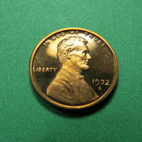 1972-S LINCOLN CENT ~ PROOF ~ LOT E436