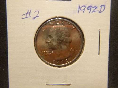 1992 D Washington Quarters