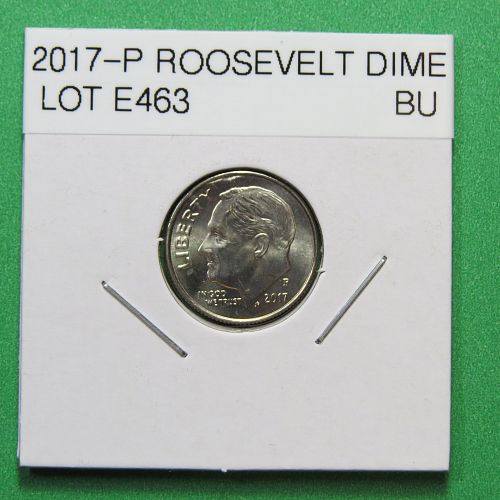 2017-P ROOSEVELT DIME ~ BU ~ LOT E463