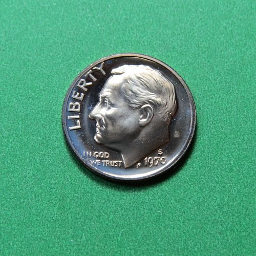 1970-S ROOSEVELT DIME ~ PROOF ~ LOT E468