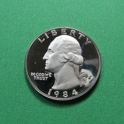 1984-S   WASHINGTON QUARTER (PROOF) - LOT E529