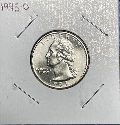 1995-D Washington Quarter • Brilliant Uncirculated MS60++ Direct from US Mint Set