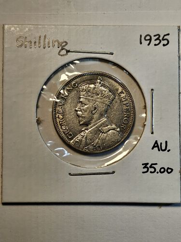 1935 shilling from New Zealand