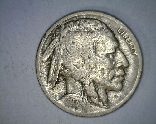 1917 D Buffalo Nickel (9-398)