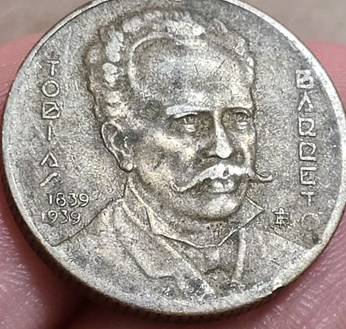 1939 Brazilian 1000 Reis Coin - Impeccable Details!