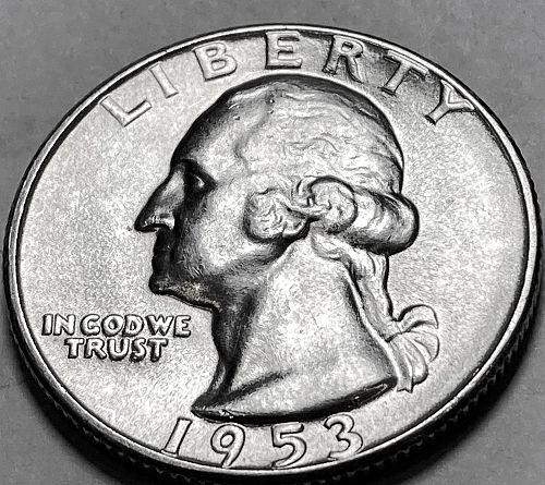 1953 P Washington Quarters