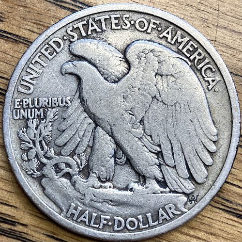1936 fine grade walking liberty half dollar