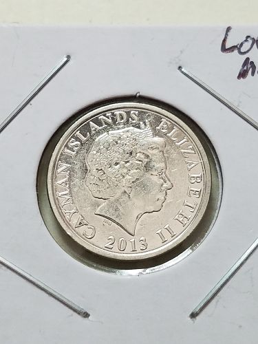 2013 Cayman Islands 5 Cents Low Mintage