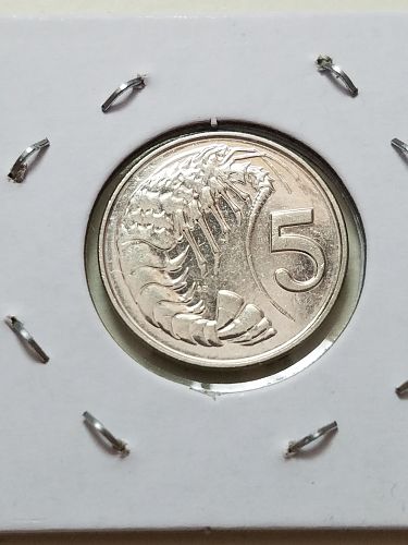 2013 Cayman Islands 5 Cents Low Mintage