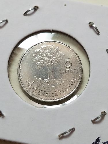 2016 Guatemala 5 Centavos