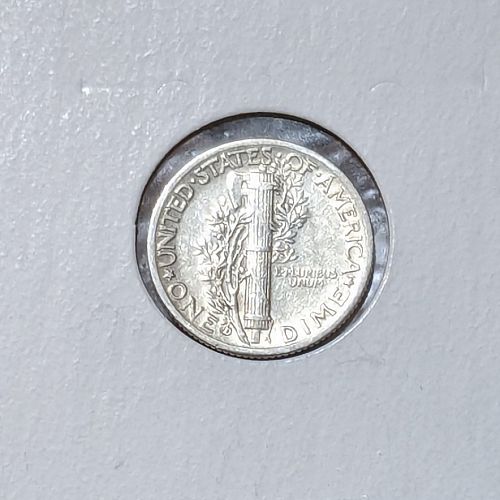 1936 D Mercury dime