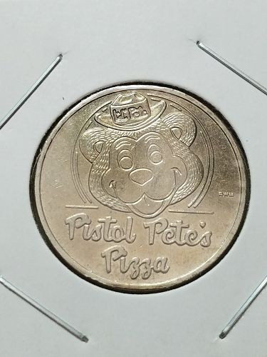 Pistol Pete's Pizza Token Petes