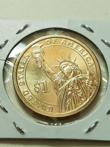 2007 D Thomas Jefferson Presidential Dollar AU and Double Off Center