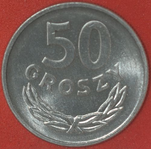 1968 Poland 50 Groszy BU