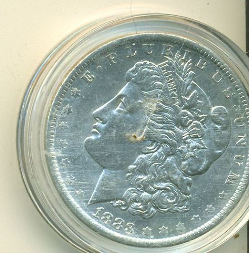 1883-O MORGAN SILVER DOLLAR