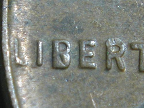 1957d Error B Lincoln Wheat Penny Cent NICE