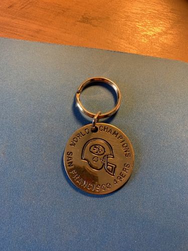 San Francisco 49ers Super Bowl 23 in Miami Key Ring  49ers 20, Bengals 16