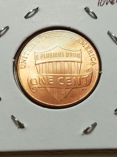 2017 P Lincoln Shield Cent Toned