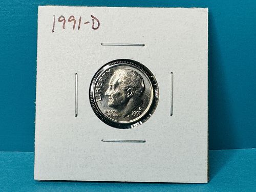 1991-D Roosevelt Dime
