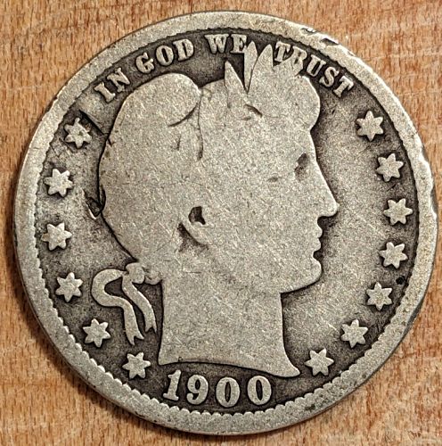 1900-S Barber Quarter
