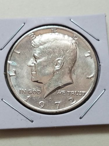 1972 D Kennedy Half Dollar NO FG FS-901 Cherrypickers Guide Cherry Picker