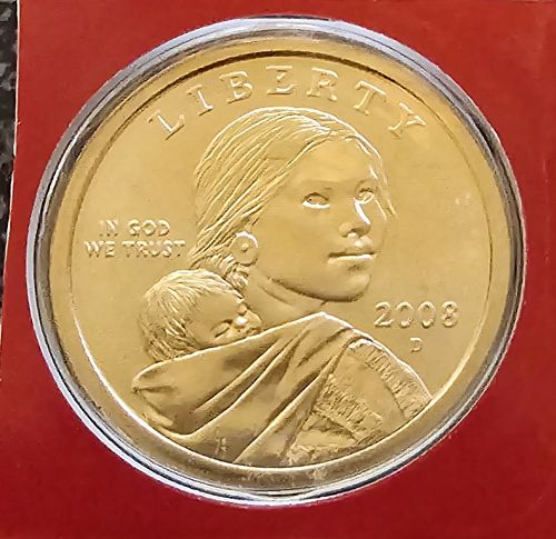 2008-D Sacagawea Dollar - BU in Original Mint Cello