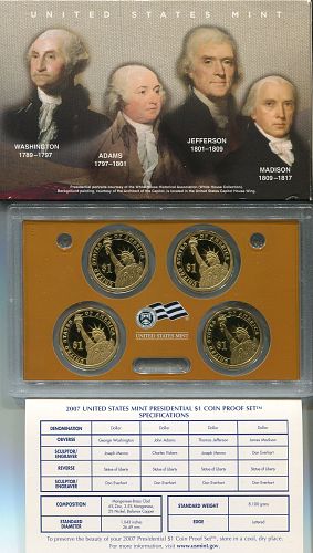 9 -  2007 - S  PROOF  SETS  --  14 COIN SETS  -  JUST LIKE THEY CAME FROM THE MINT !