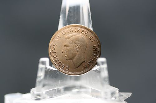 1939 Canada 1 cent circulated - George VI- VF