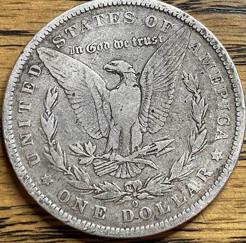 1882 O Morgan dollar