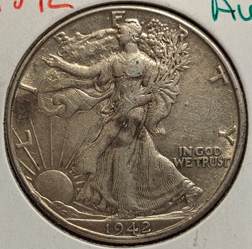 1942 Walking Liberty Half