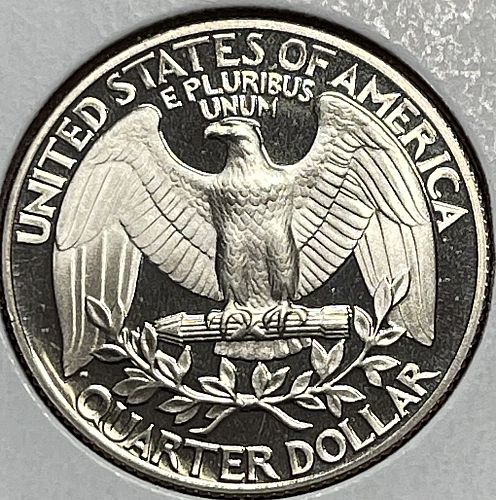 1987-S Washington Clad Proof Quarter ~ Gem Cameo Proof