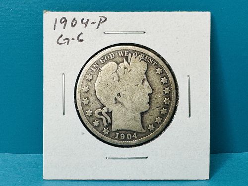 1904-P Barber Half Dollar