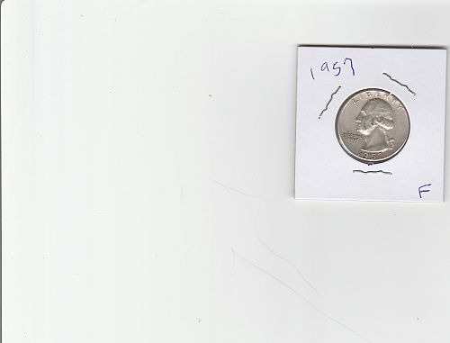 1957      WASHINGTON QUARTER