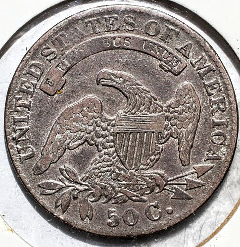 SHARP 1832 CAPPED BUST SILVER HALF DOLLAR IN VF, UNKNOWN VARIETY