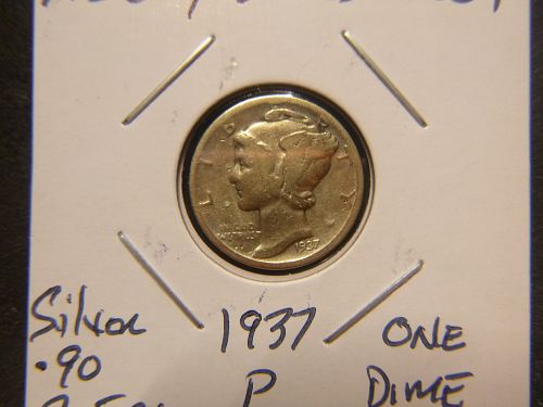 1937 P Mercury Dimes