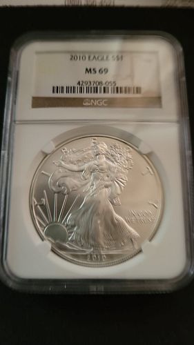 2010 Silver Eagle ms69