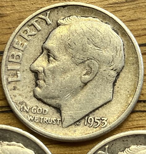 1953 P/D/S 3 coin lot set break