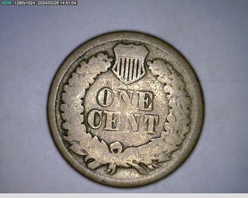1861 Indian Head Cent (19-438)