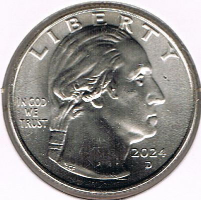 25 Cents / Quarter 2024 D, Patsy Takemoto Mink