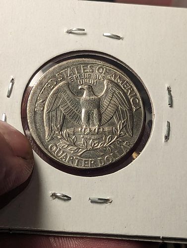 1996-P WASHINGTON QUARTER OFF-CENTER STRIKE AU-58