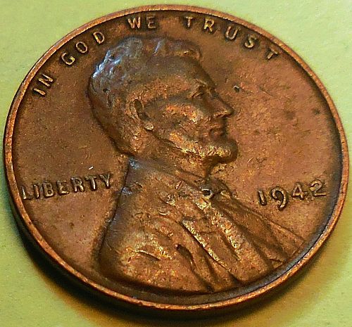 ✅1942-P Lincoln Wheat Cent✅