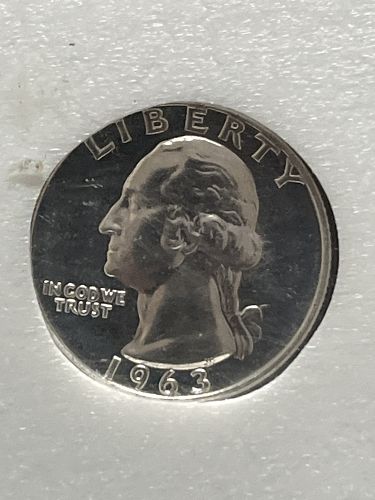 1963 Washington Quarter Proof Dazzling