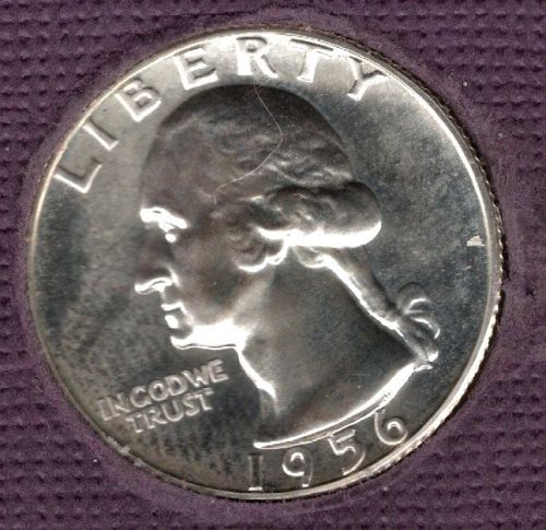 1956 P Washington Quarters -#04-004