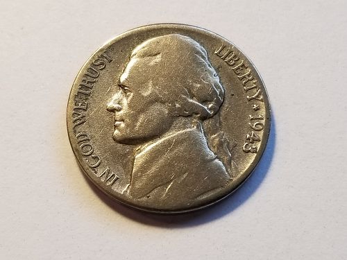 1943 S Jefferson Nickel