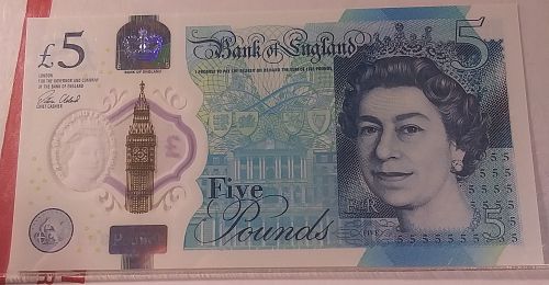 2015 Great Britain 5 Pounds PCGS Currency Gem New 66 PPQ